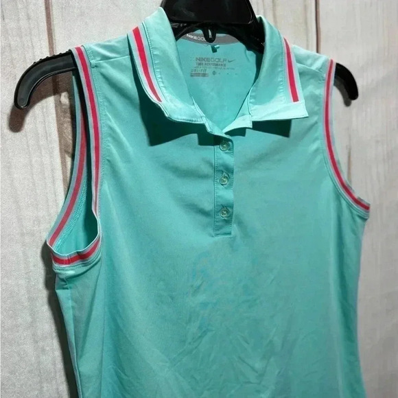 Nike Women’s Golf Tour Performance Polo Tank Shirt Size Medium - Picture 5 of 7